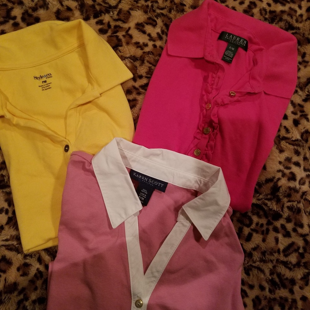 Polo style trio. All 3 for $